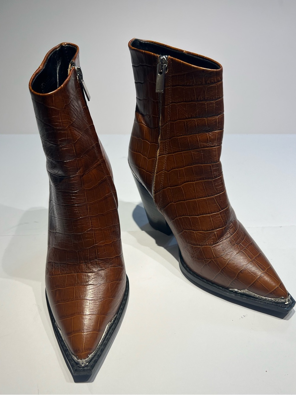 The Kooples Cowboy ankle boots brown Sz 37
